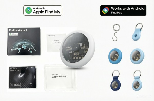Apple Find My & Google Find Hub Dual-System Trackers for OEM, Wholesale and Custom Brands
